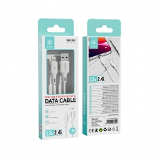 IKREA WB1502 CABLE DE DATOS LIGHTNING 12W 2.4A MAX 1M BLANCO
