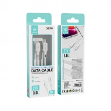 IKREA WB1504 CABLE DE DATOS TYPE-C TO LIGHTNING PD 27W 3A MAX 1M BLANCO