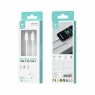 IKREA WB1505 CABLE DE DATOS DE CARGA RÁPIDA TYPE-C TO TYPE-C 60W 1M BLANCO
