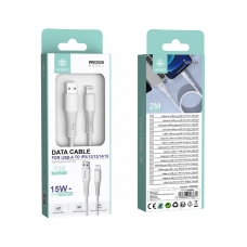IKREA WB2026 CABLE DE CARGA RÁPIDA LIGHTNING 15W 2M BLANCO