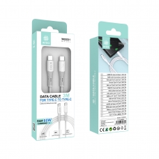 IKREA WB2031 CABLE DE CARGA RÁPIDA TYPE-C TO TYPE-C 60W 3M BLANCO