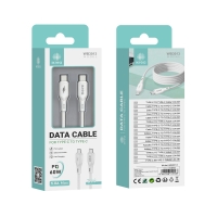IKREA WB3013 CABLE DE DATOS DE CARGA RÁPIDA TYPE-C TO TYPE-C PD 60W 5.0A MAX 3M BLANCO