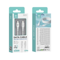 IKREA WB3014 CABLE DE DATOS DE CARGA RÁPIDA TYPE-C TO LIGHTNING PD 27W 3.0A MAX 3M BLANCO