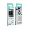 IKREA WB3015 CABLE DE DATOS TRENZADO 4 EN 1 USB-A&USB-C TO USB-C&IP14/17 PD60W 3A MAX 1M NEGRO