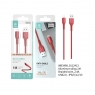 IKREA WB3498 CABLE DE DATOS LIGHTNING 2.4A 1M ROJO