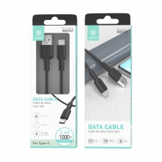 IKREA WB3557 CABLE PARA TYPE-C 1M 2.4A NEGRO