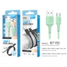 ISER B7150 CABLE SILICONA LÍQUIDA TYPE-C 2.4A 1M VERDE