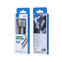 ISER SK1090 CABLE TRENZADO TYPE-C 3.4A 1M NEGRO