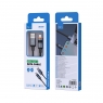 ISER SK1094 CABLE TRENZADO TYPE-C CON LED DIGITAL 5A 1M NEGRO