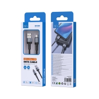 ISER SK1098 CABLE TRENZADO MICRO USB 5A 1M NEGRO