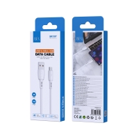 ISER SK1107 CABLE DE DATOS PVC MICRO USB 3A 1M BLANCO