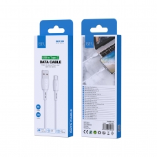 ISER SK1108 CABLE DE DATOS PVC TYPE-C 3A 1M BLANCO