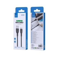 ISER SK1108 CABLE DE DATOS PVC TYPE-C 3A 1M NEGRO