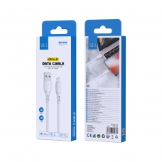ISER SK1109 CABLE DE DATOS PVC LIGHTNING 3A 1M BLANCO