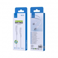 ISER SK1110 CABLE DE DATOS PVC TYPE-C TO TYPE-C 60W 1M BLANCO