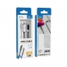 ISER SK1139 CABLE DE CARGA RÁPIDA TRENZADO CON DISPLAY OLED TYPE-C TO TYPE-C 240W 6.0A 1M NEGRO