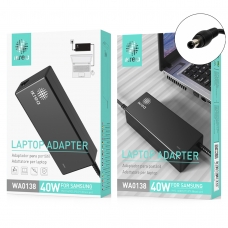 IKREA WA0138 ADAPTADOR PARA PORTÁTIL 40W 19V 2.1A DC5.5*3.0*1.0 BLACK PIN FOR SAMSUNG
