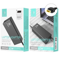IKREA WM2560 CARGADOR DE PORTÁTIL 20V/3.25A FLAT USB PIN FOR LENOVO 65W