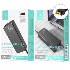 IKREA WM2560 CARGADOR DE PORTÁTIL 20V/3.25A FLAT USB PIN FOR LENOVO 65W