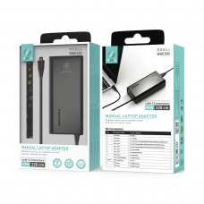 IKREA WA0160 CARGADOR DE PORTÁTIL UNIVERSAL LAPTOP ADAPTER 90W 220CM 13 CONECTORES