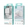 IKREA WA0177 CARGADOR CON SMART IC Y CABLE LIGHTNING 2 PUERTOS 2.4A BLANCO