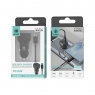 IKREA WA0206 CARGADOR RÁPIDO PARA COCHE 2 PUERTOS USB/TYPE-C 3.4A QC3.0 Y CABLE TYPE-C 20W NEGRO