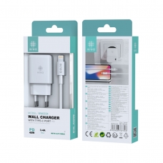 IKREA WA0234 CARGADOR PD CON CABLE TYPE-C TO LIGHTNING 40W BLANCO