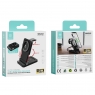 IKREA WA0341 CARGADOR INALÁMBRICO PLEGABLE 3 EN 1 CON CABLE TYPE-C PARA MÓVILES/AURICULARES/SMART WATCH 15W MAX NEGRO