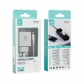 IKREA WA0387 CARGADOR PD CON 2 PUERTOS USB-A Y CABLE LIGHTNING 12W 2.4A MAX BLANCO