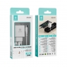 IKREA WA0395 CARGADOR PD CON 2 PUERTOS USB-A/USB-C Y CABLE TYPE-C TO TYPE-C 20W 3A MAX BLANCO