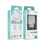 IKREA WA0409 CARGADOR ULTRA SLIM PD+QC3.0 2 PUERTOS USB-A/TYPE-C 45W BLANCO