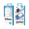 ISER SA0025 CARGADOR RÁPIDO CON CABLE MICRO USB 2 PUERTOS 2.4A BLANCO