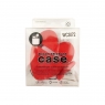 WOOX WC3072 FUNDA SILICONA PARA AIRPODS CORAZÓN ROJO