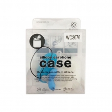 WOOX WC3076 FUNDA SILICONA PARA AIRPODS BIBERÓN AZUL