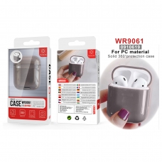 WOOX WR9061 FUNDA PROTECTORA DE PC PARA AIRPODS GRIS