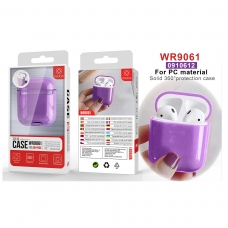 WOOX WR9061 FUNDA PROTECTORA DE PC PARA AIRPODS LILA