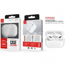 WOOX WR9062 FUNDA PROTECTORA DE PC PARA AIRPODS PRO BLANCO
