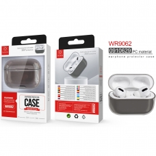 WOOX WR9062 FUNDA PROTECTORA DE PC PARA AIRPODS PRO GRIS