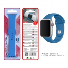 WOOX WR3031 CORREA DE SILICONA PARA IWATCH 38-40MM AZUL