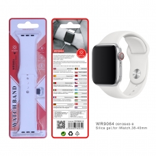 WOOX WR3031 CORREA DE SILICONA PARA IWATCH 38-40MM BLANCO