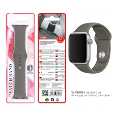 WOOX WR3031 CORREA DE SILICONA PARA IWATCH 38-40MM GRIS