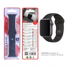 WOOX WR3031 CORREA DE SILICONA PARA IWATCH 38-40MM NEGRO