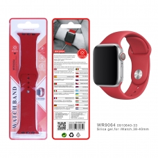 WOOX WR3031 CORREA DE SILICONA PARA IWATCH 38-40MM ROJO