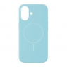 FUNDA MAGNÉTICA DE SILICONA PARA IPHONE 17 PRO AZUL CLARO