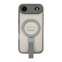 FUNDA MAGNÉTICA DE TACTO SUAVE CON SOPORTE DE ANILLO PARA IPHONE 17 AIR GRIS