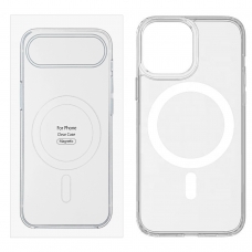 FUNDA MAGNÉTICA DE ACRILICA TRANSPARENTE PARA IPHONE 16 PLUS