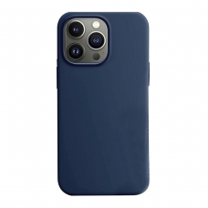 FUNDA DE SILICONA  PARA IPHONE 17 PRO MAX AZUL OSCURO