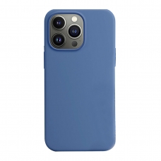 FUNDA DE SILICONA  PARA IPHONE 16 AZUL OSCURO