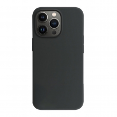 FUNDA DE SILICONA  PARA IPHONE 16 NEGRA