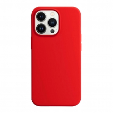 FUNDA DE SILICONA  PARA IPHONE 16 PLUS ROJO